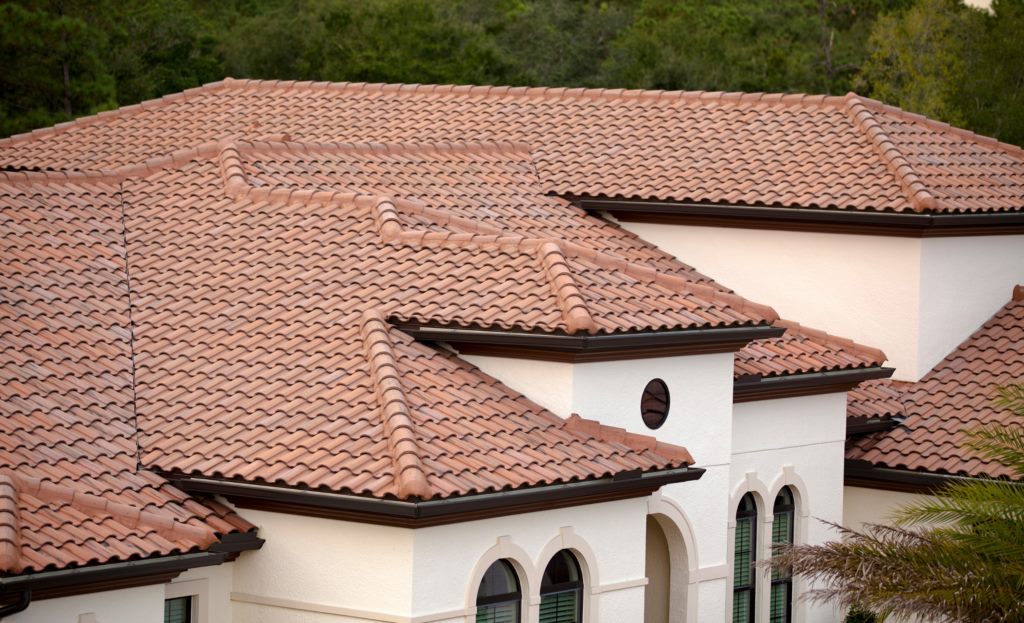 Clay tile roof example